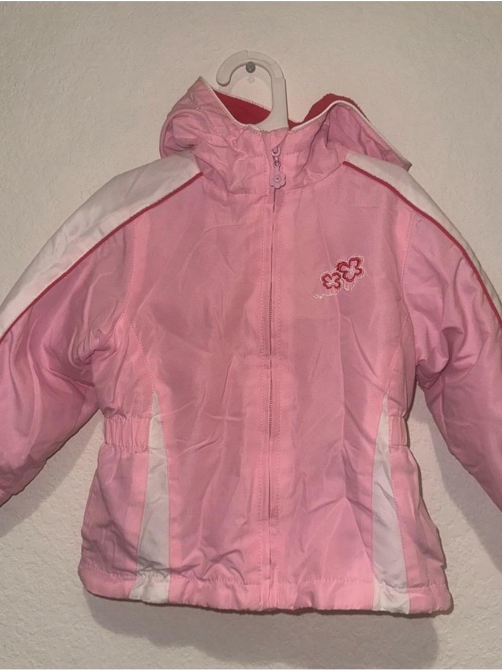 Y2K Circo Girls' Pink Hooded Winter Jacket - Lightweight Insulated Coat 18 Month